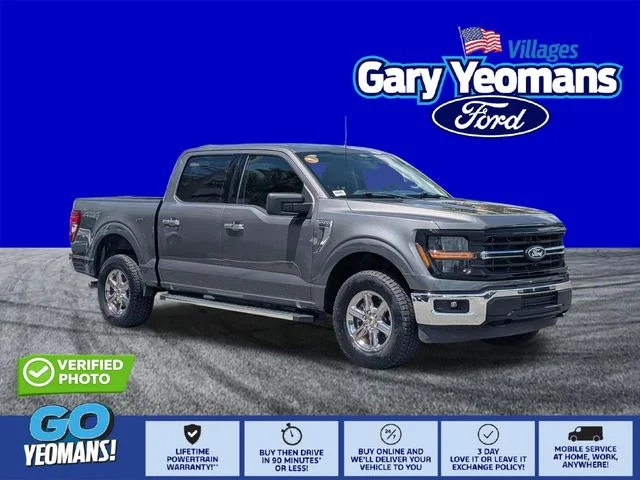 Certified Used 2025 Gray Metallic Ford XLT image 1