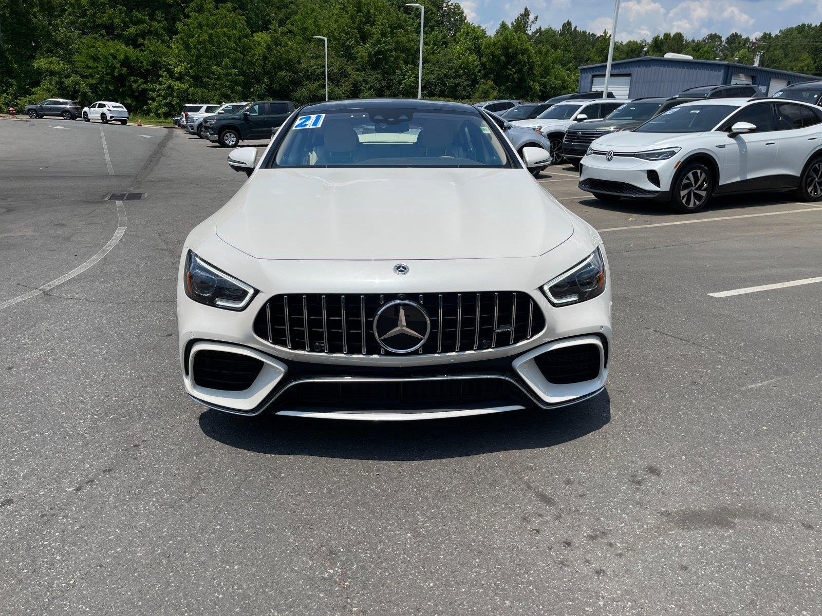 Used 2021 designo Diamond White Metallic Mercedes-Benz AMG® GT 63 image 8