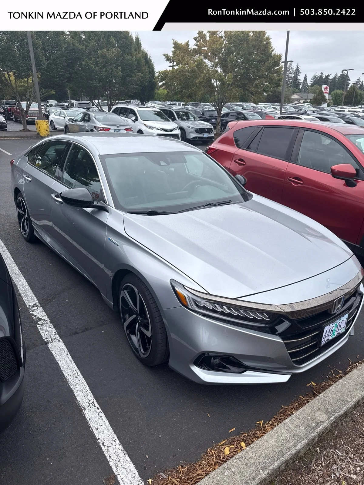 Used 2022 Lunar Silver Metallic Honda Sport image 1