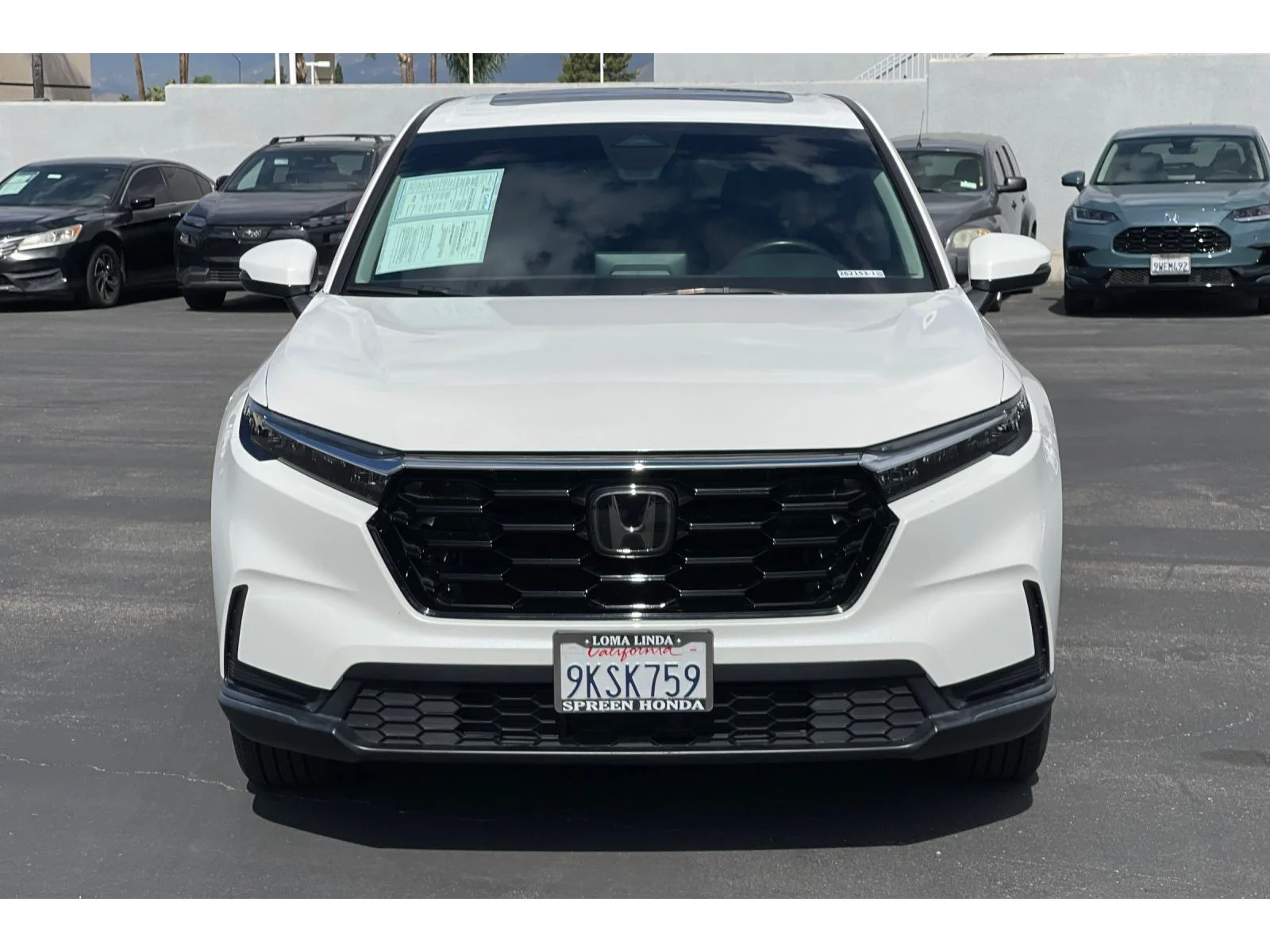 Used 2024 Platinum White Pearl Honda EX image 9