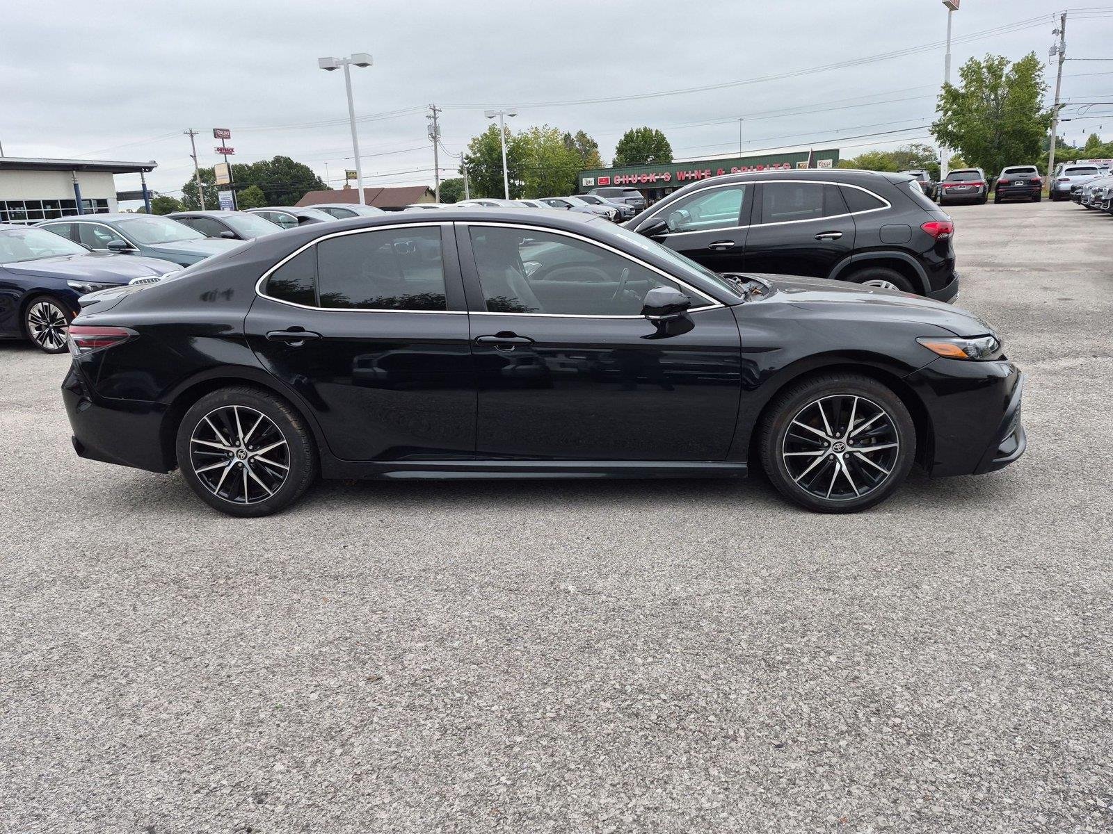 Used 2024 Midnight Black Metallic Toyota SE image 6