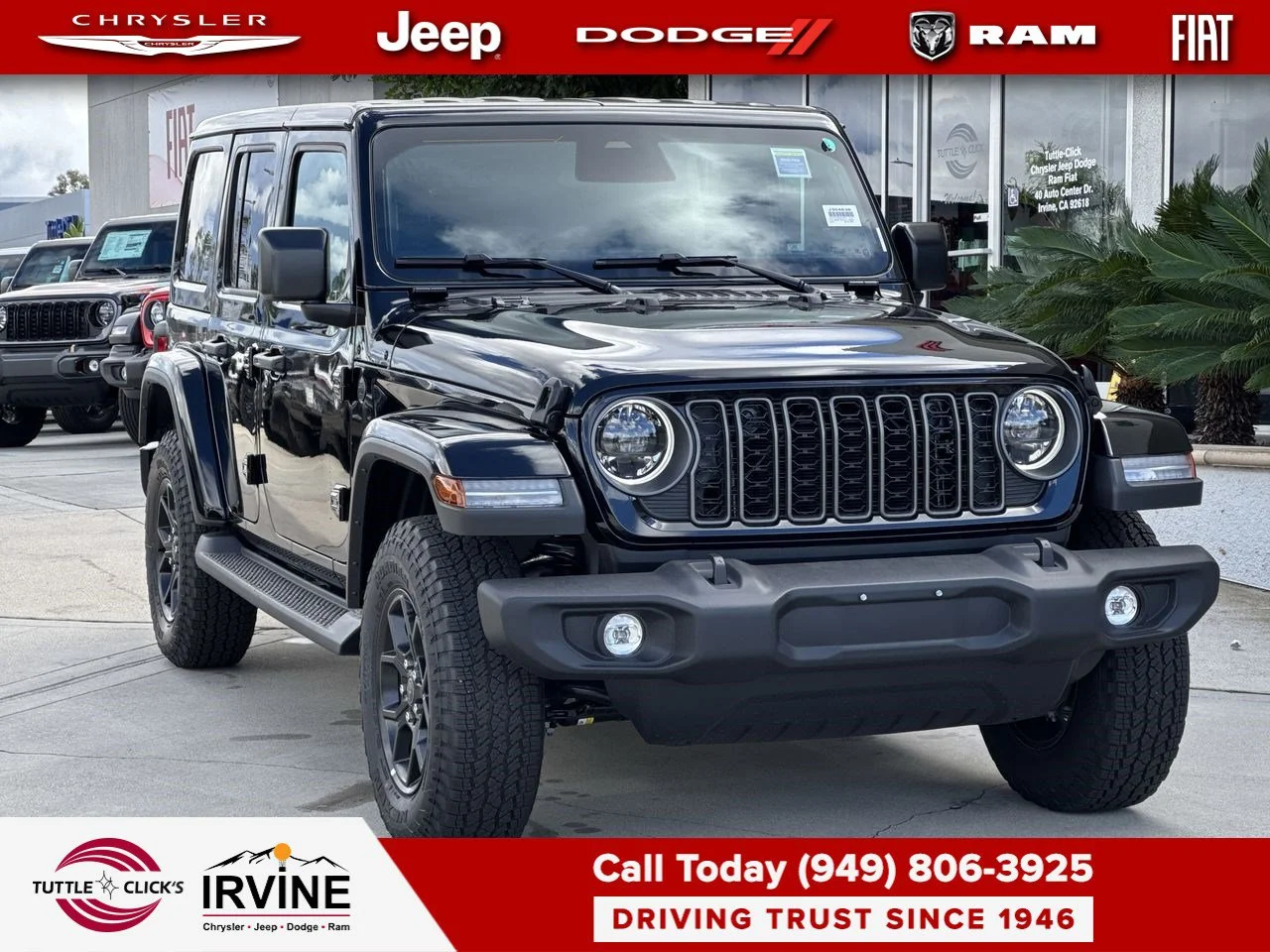 New 2027 Black Clear-Coat Paint Jeep Sport S image 9