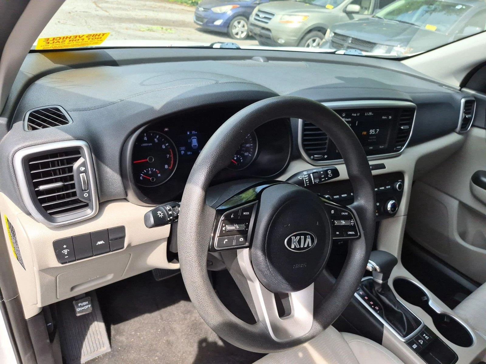 Used 2020 Clear White Kia LX image 19