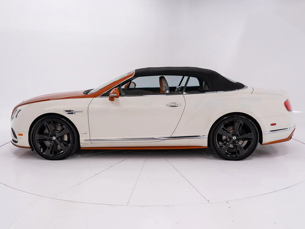Certified Used 2017 Orange Flame over Ghost White by Mulliner PCG Bentley W12 Convertible image 11