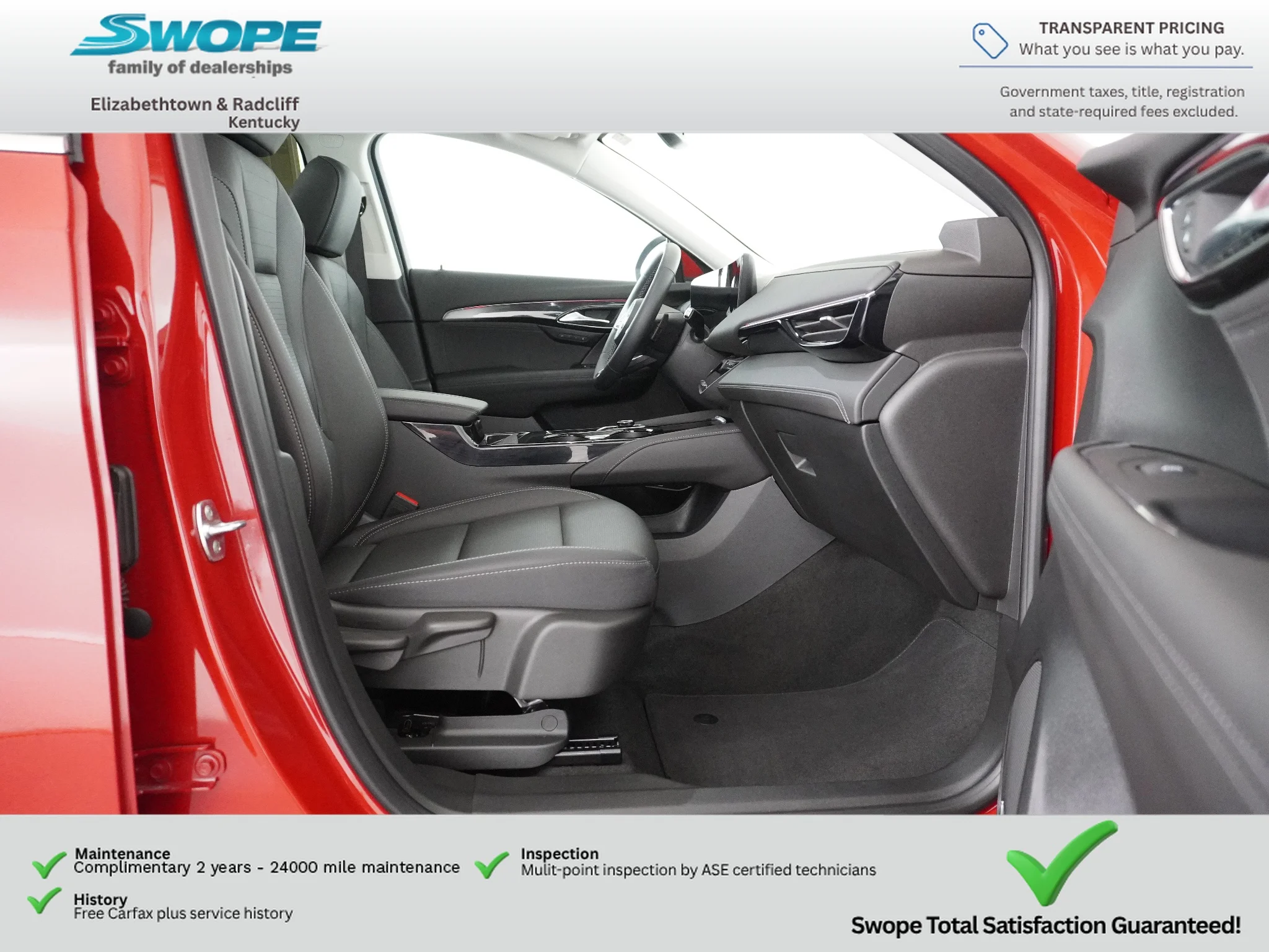 Used 2025 Brilliant Red Buick Preferred image 10