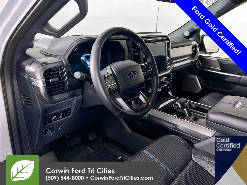 Certified Used 2025 Space White Metallic Ford Platinum image 3