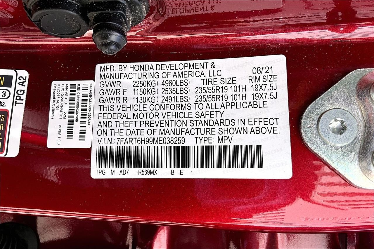 2021 Honda CR-V Touring - Photo 16