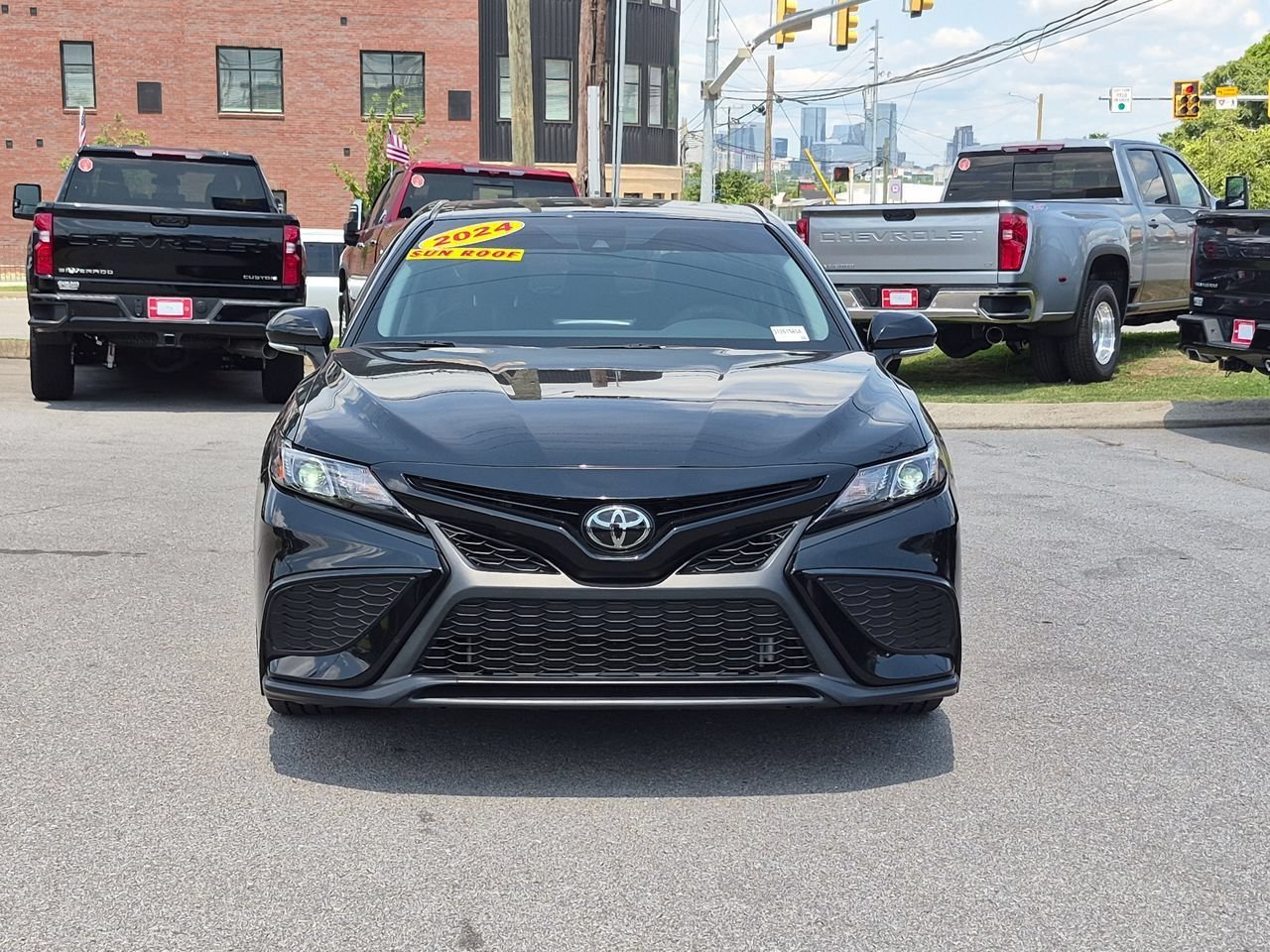 Used 2024 Black Toyota SE image 3