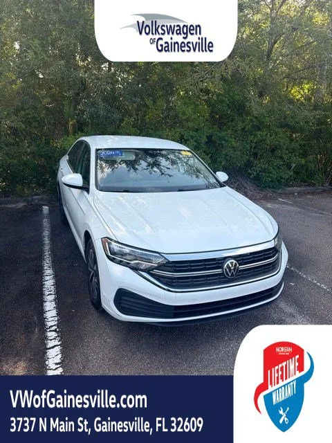 Certified Used 2024 Pure White Volkswagen S image 2