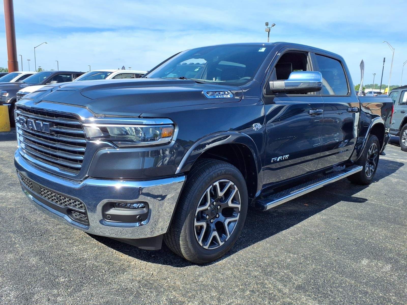 New 2026 Forged Blue Metallic Exterior Paint RAM Laramie image 1