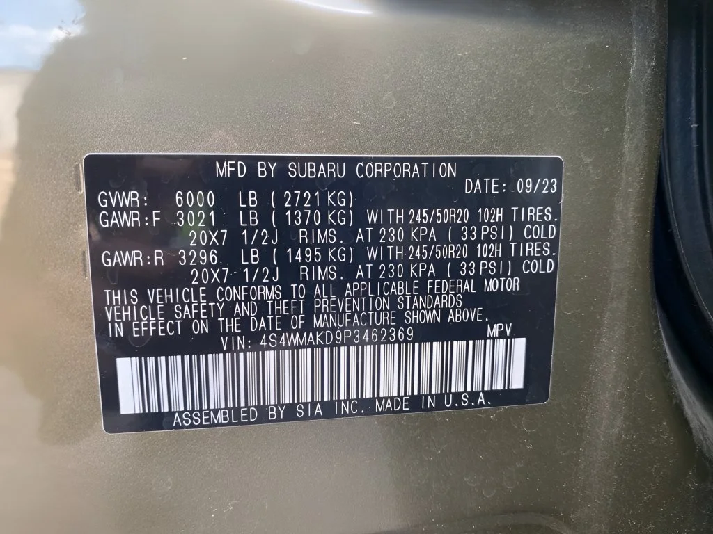 Used 2023  Subaru Onyx Edition Limited image 37