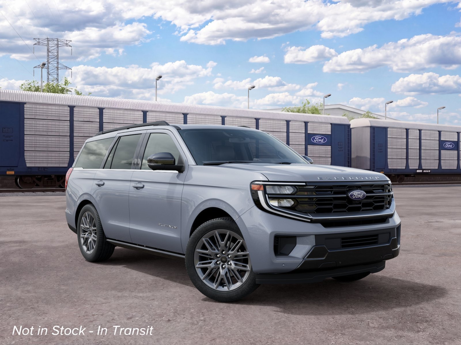 New 2027 Glacier Gray Metallic Tri-Coat Ford Platinum image 4