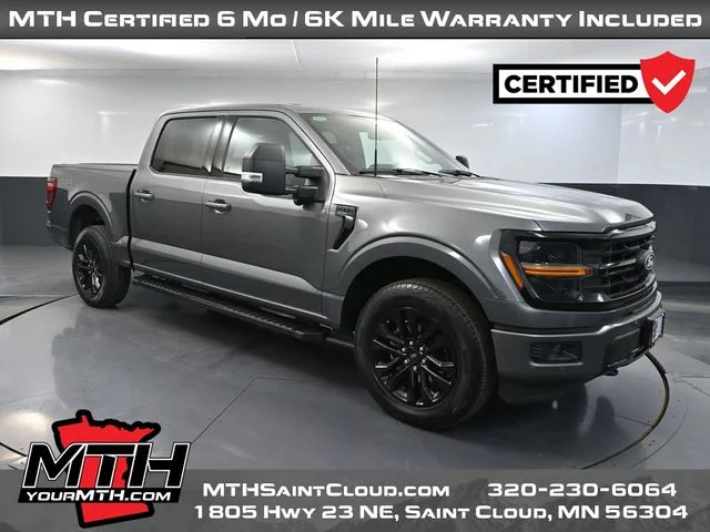 Certified Used 2024 Gray Ford XLT image 1