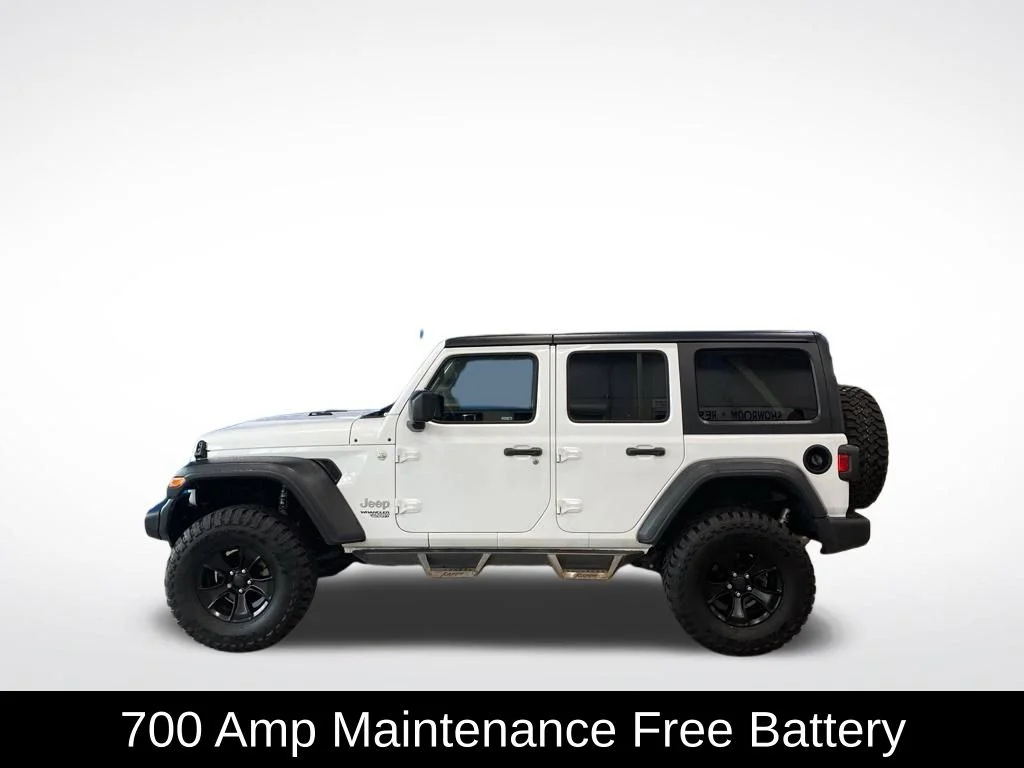 Used 2020 White Jeep Unlimited Sport S image 15