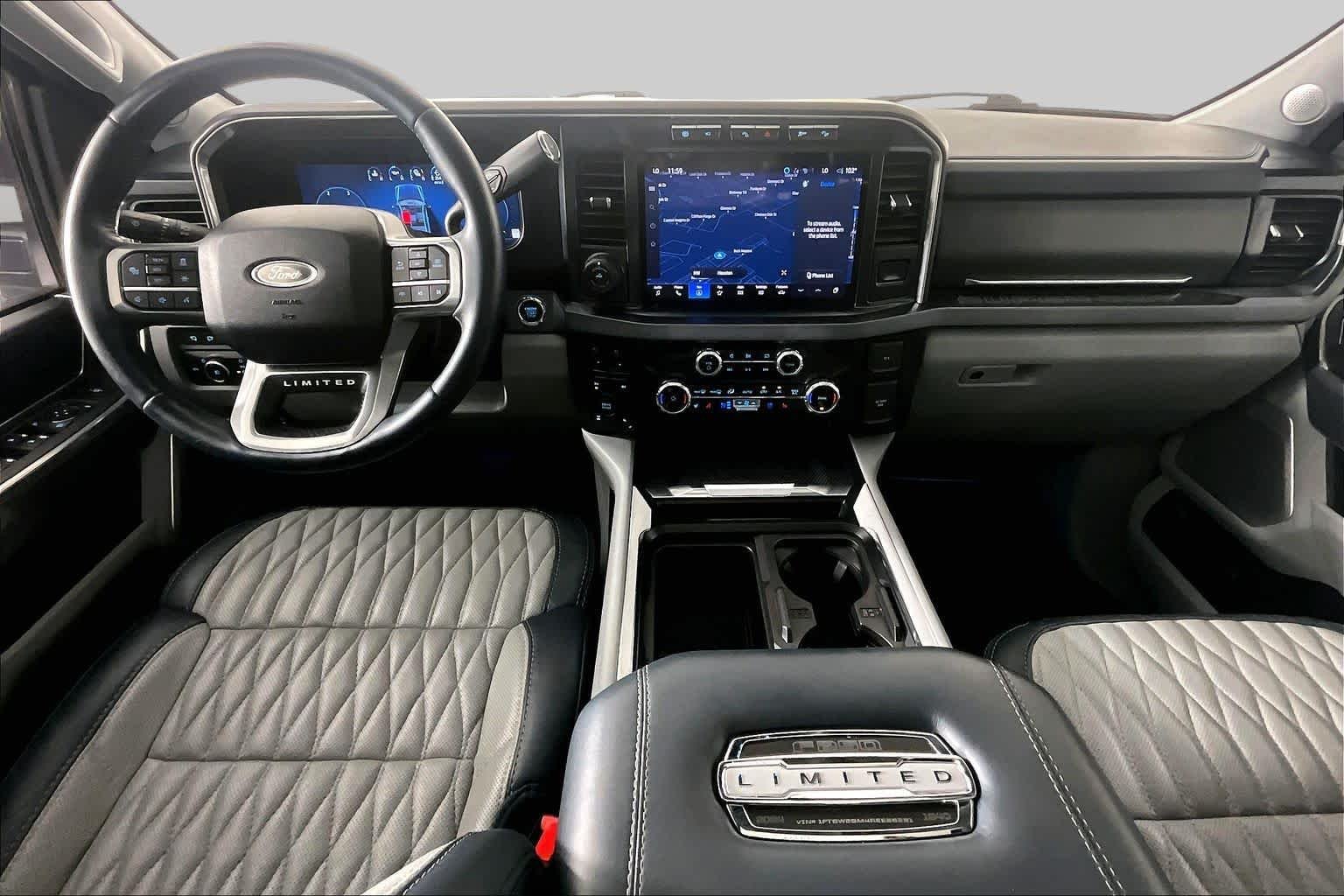 Used 2024 Glacier Gray Metallic Tri-Coat Ford Limited image 14