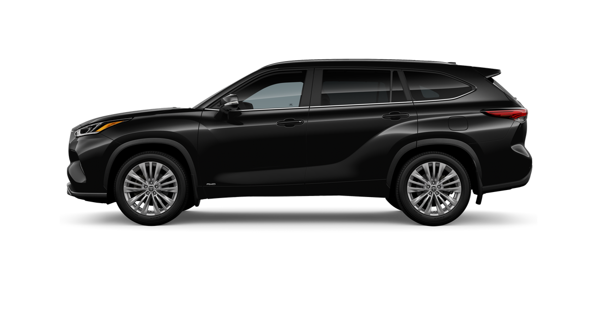 New 2026 Midnight Black Metallic Toyota Hybrid Platinum image 3
