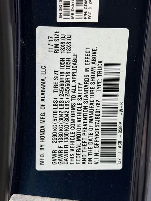 Used 2018 Blue Honda RTL image 18