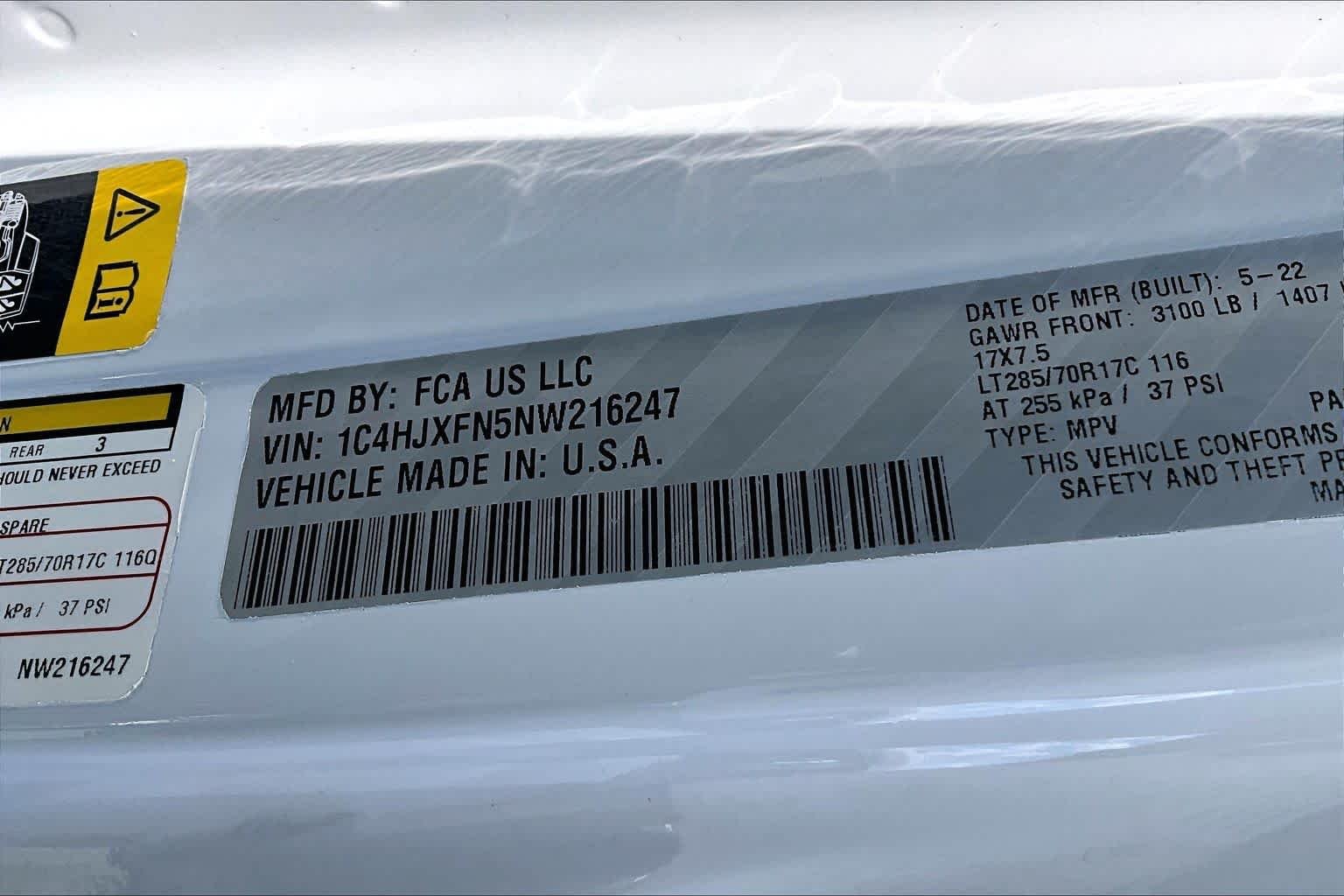 Used 2022 Bright White Clearcoat Jeep Unlimited Rubicon image 64