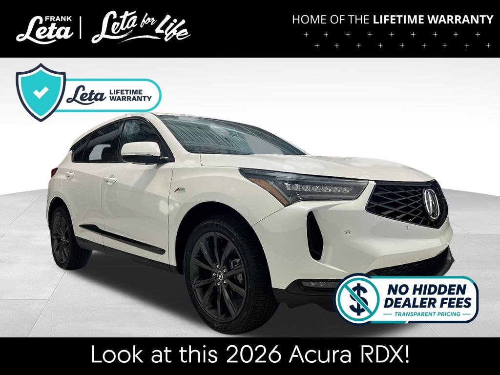 New 2026 Platinum White Pearl Acura w/A-Spec Package image 11