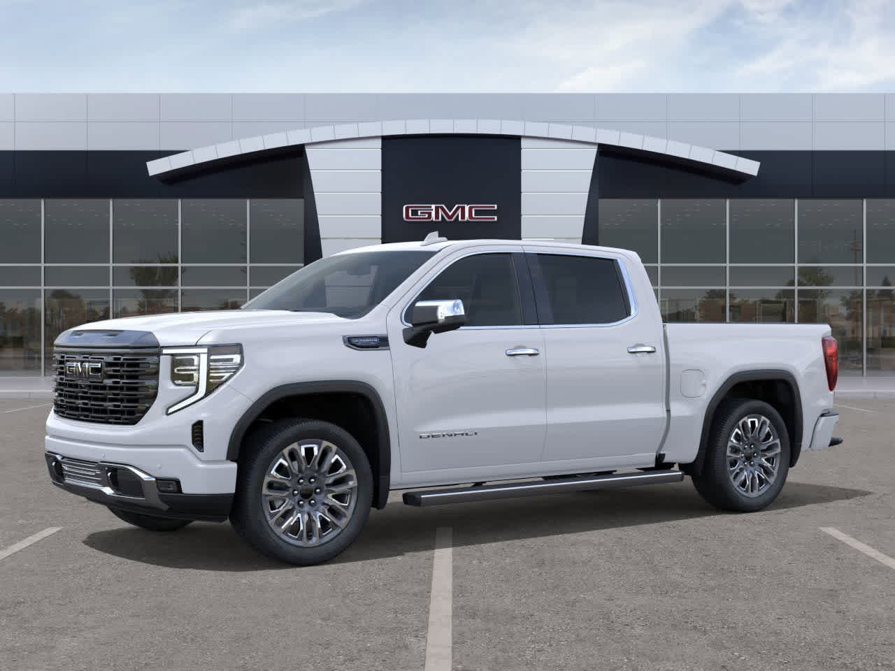 New 2026 Glacier White Tricoat GMC Denali Ultimate image 2