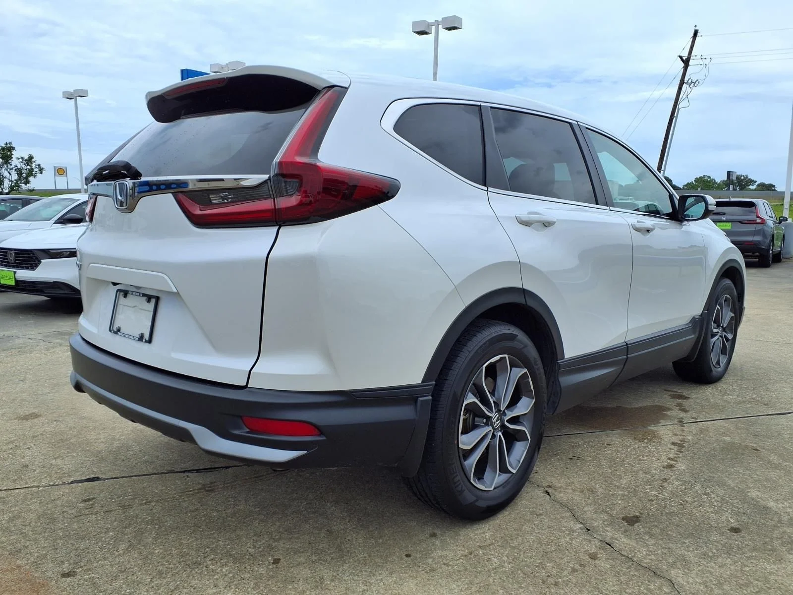 Certified Used 2022 White Honda EX-L image 2