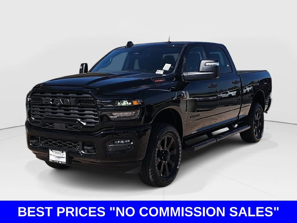 New 2026 Diamond Black Crystal Pearl-Coat Exterior Paint RAM Big Horn image 7