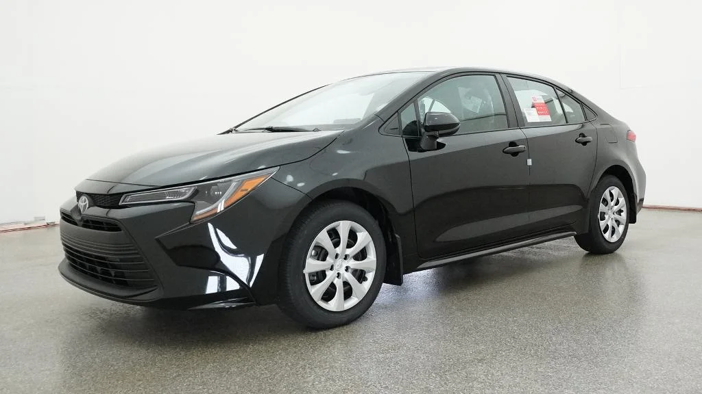New 2026 Midnight Black Metallic Toyota LE image 6