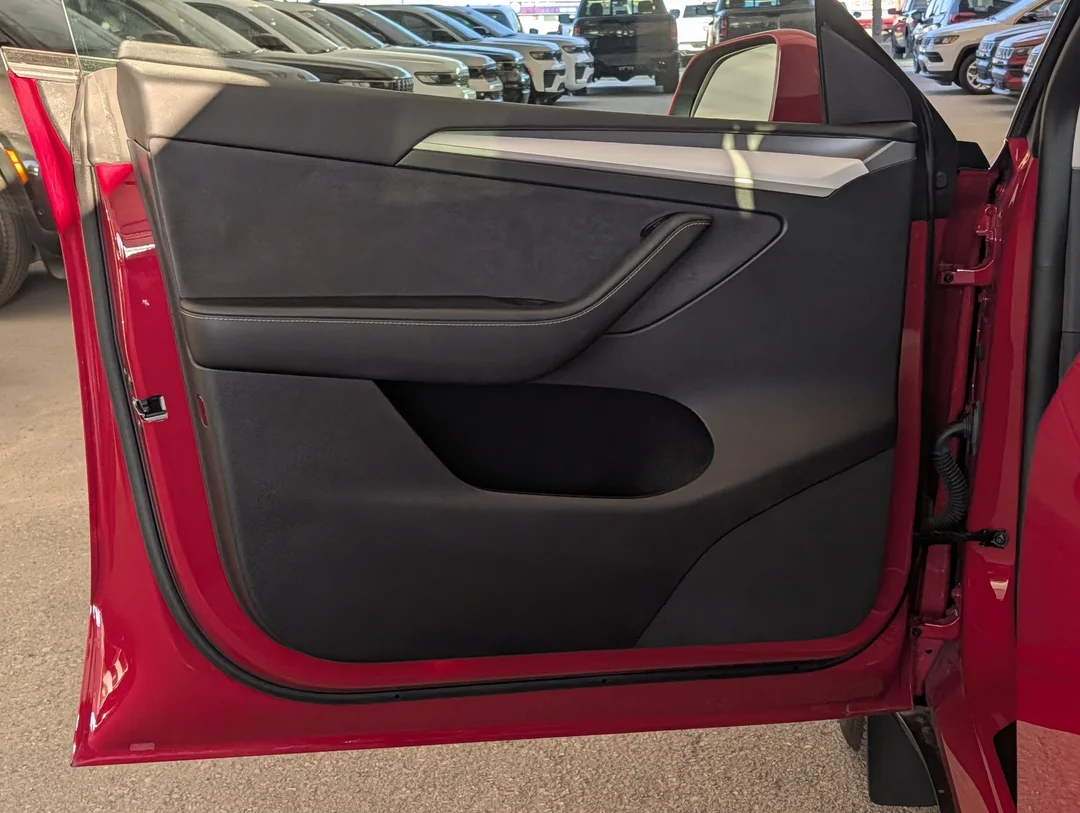 Certified Used 2023 Red Tesla Long Range AWD - Leather - Sunroof - FSD - Auto Steer & More image 12