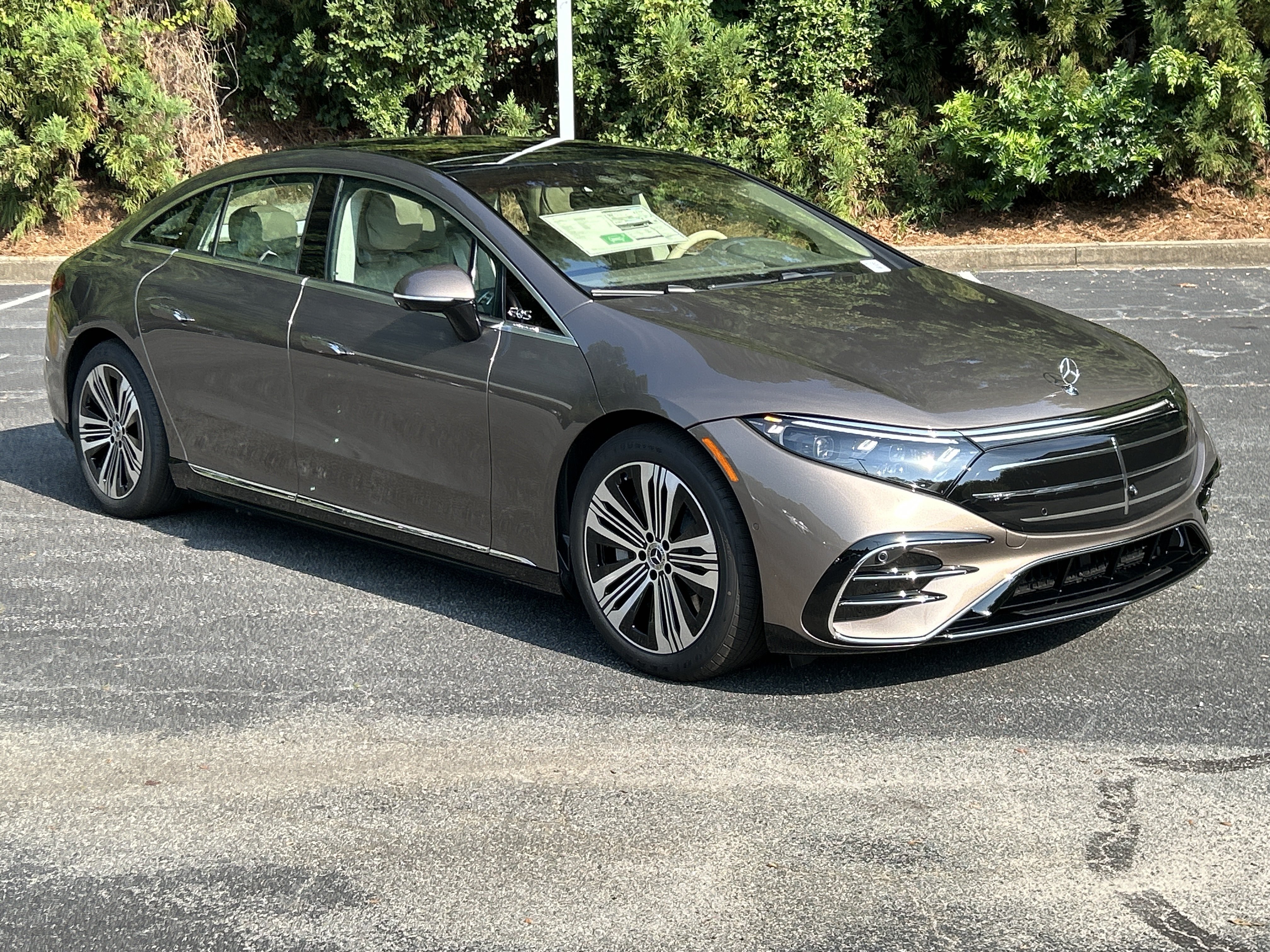 New 2026 Sonoran Brown Metallic Mercedes-Benz EQS 450 4MATIC® Sedan image 4