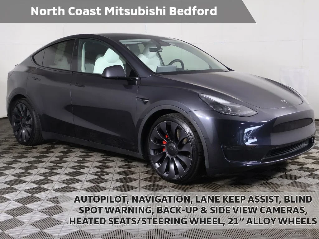 Used 2024 Gray Tesla Performance image 1