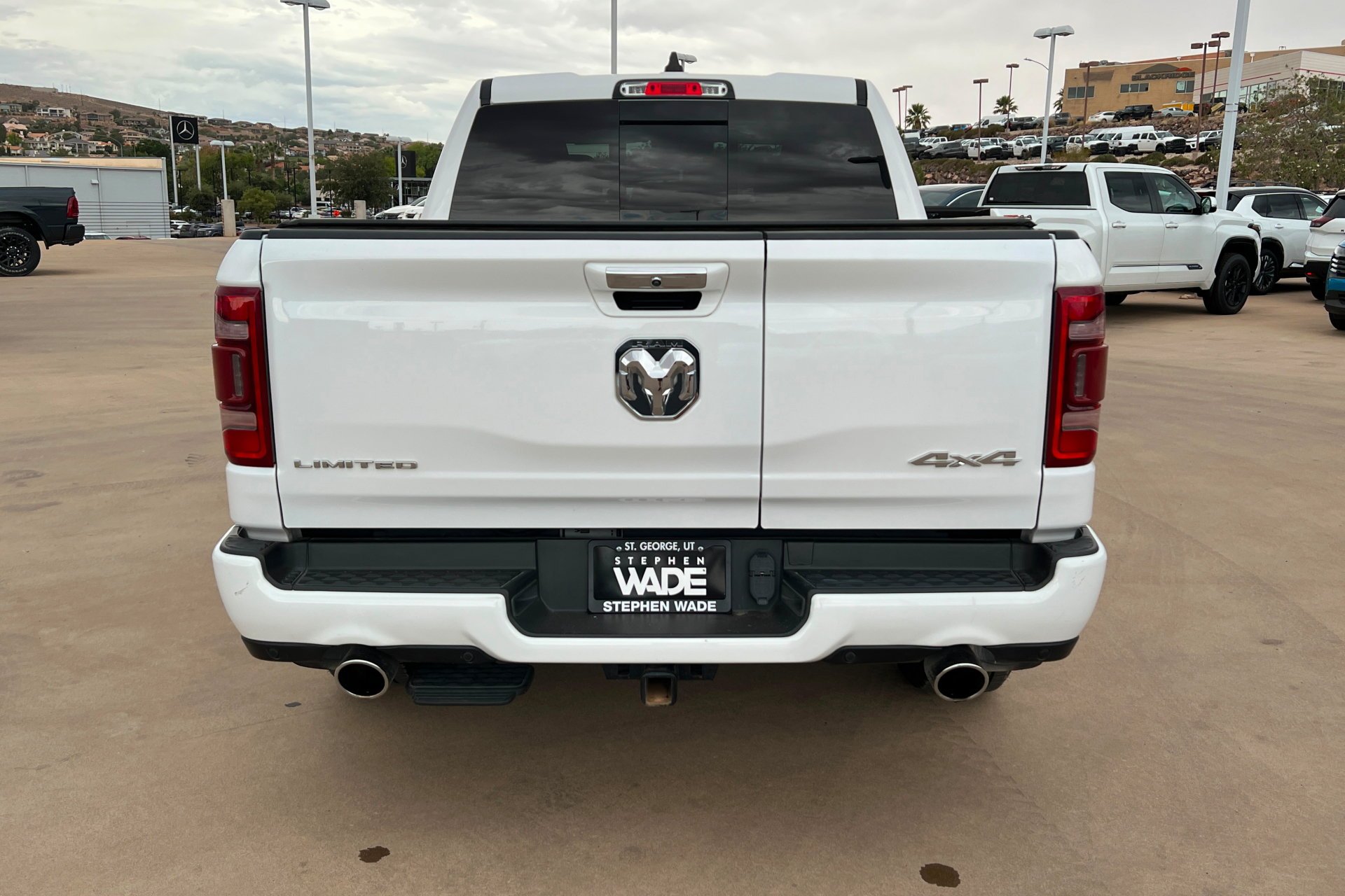 Used 2022 Bright White Clearcoat Ram Limited image 5