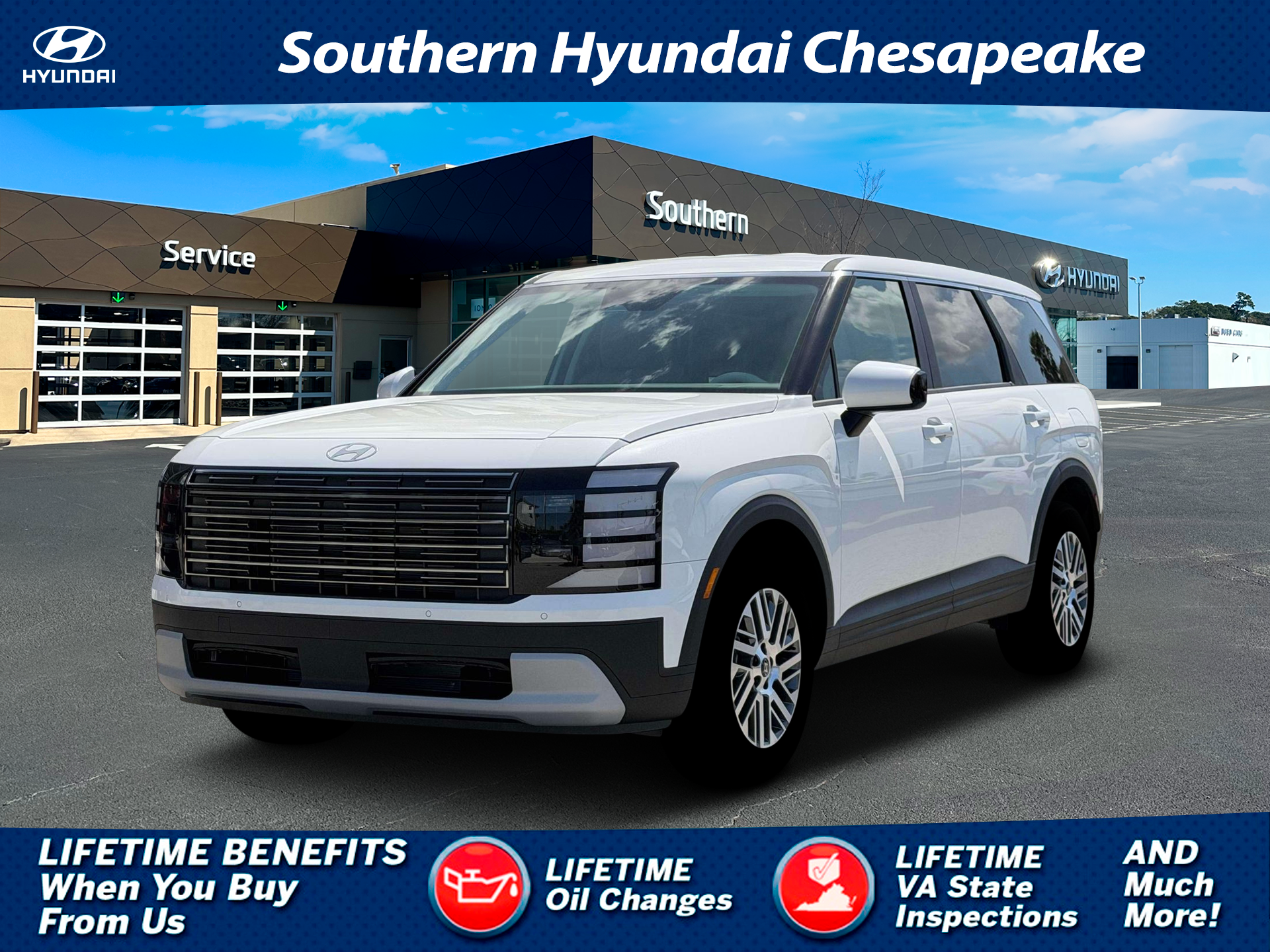 New 2026 White Hyundai SE FWD image 1