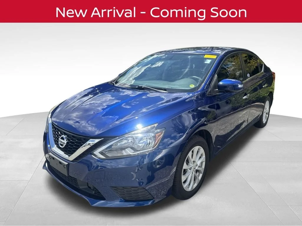 Certified Used 2019 Blue Nissan SV image 1
