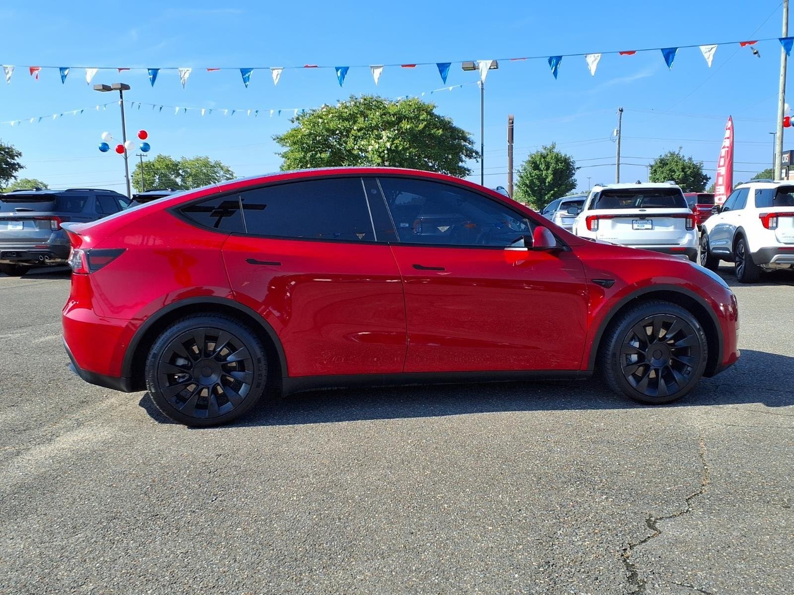 Used 2021 Red Multi-Coat Tesla Long Range image 11