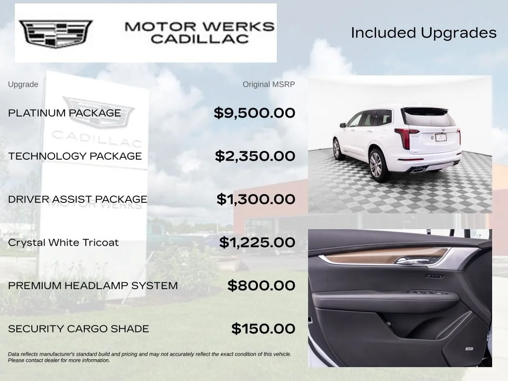 Used 2025 White Cadillac Premium Luxury image 4
