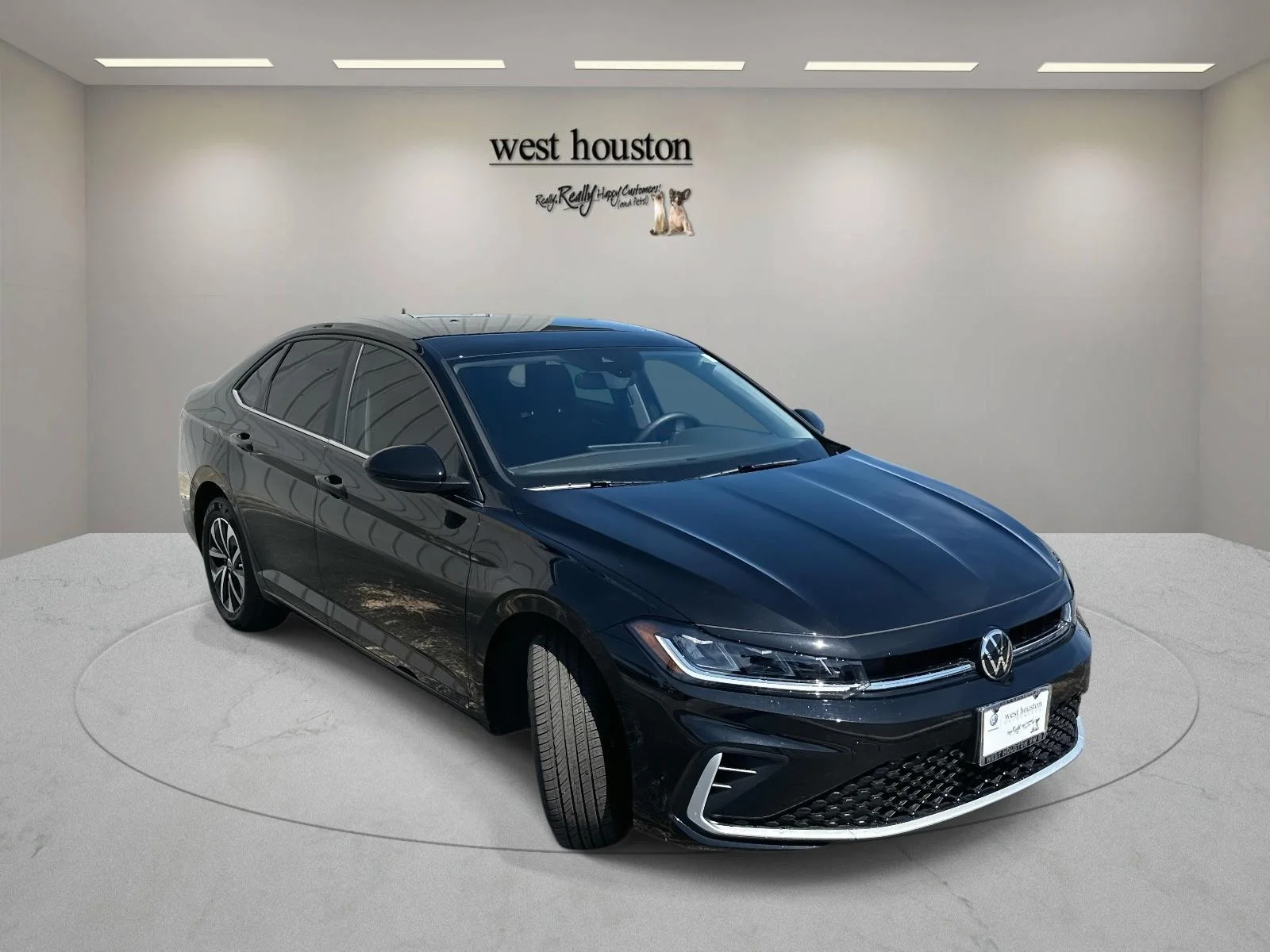Used 2025 Deep Black Pearl Volkswagen S image 3