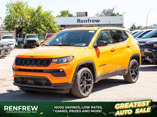 2026 Jeep Compass North Altitude* 4x4, Panoramic Sunroof, Heated Seats, Driver Assistance Pkg