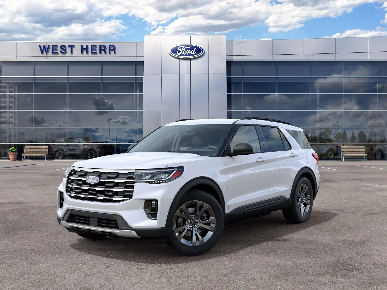 New 2027 Star White Metallic Tri-Coat Ford Active image 3