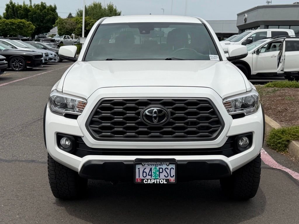Used 2021 Super White Toyota TRD Off-Road image 2