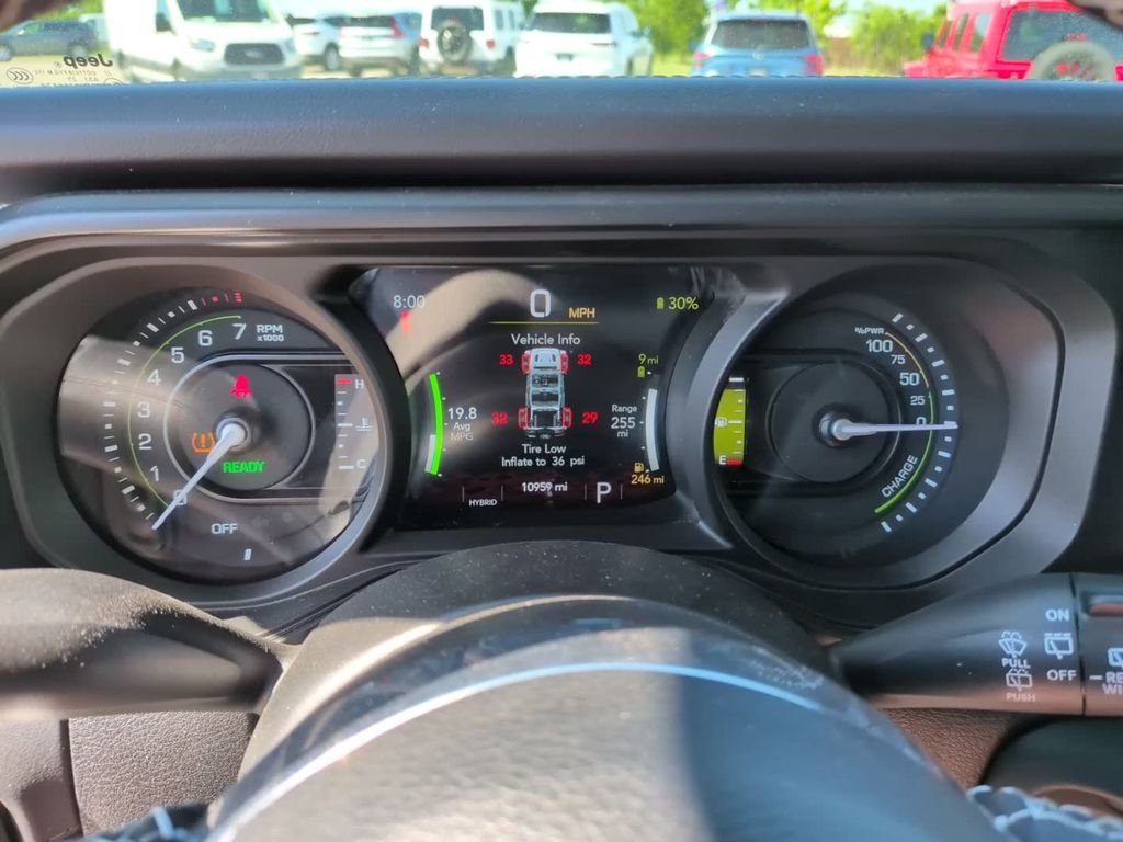 Used 2025 Gray Jeep Sahara 4xe image 26