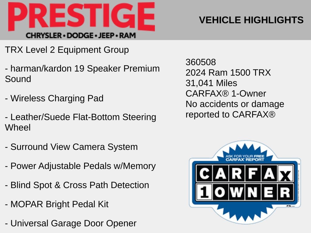 Used 2024 Red Ram TRX image 8
