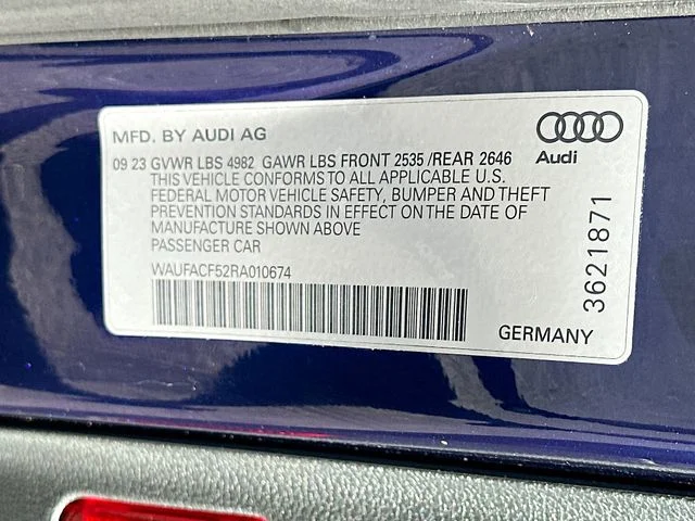 Used 2024 Blue Audi 45 S line Premium Plus image 32