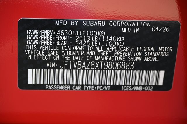 New 2026 Ignition Red Subaru tS image 20