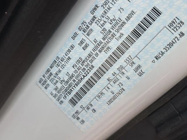 Used 2025 White Ford Base image 30