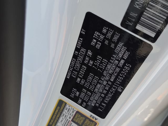 New 2027 Snow White Pearl Kia EX image 6
