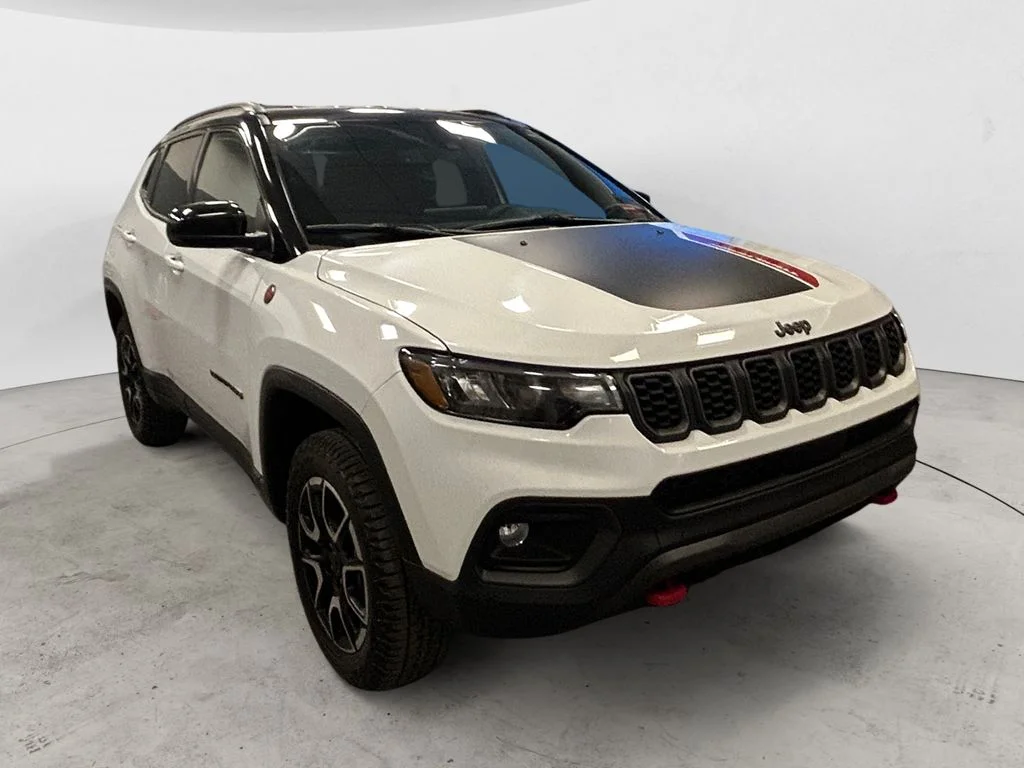 Used 2025 Bright White Jeep Trailhawk image 7