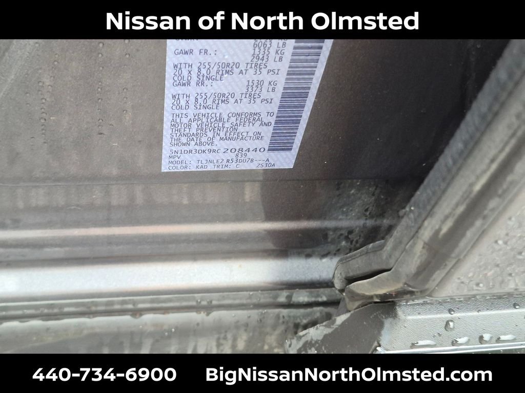 Certified Used 2024 Gun Metallic Nissan Platinum image 33