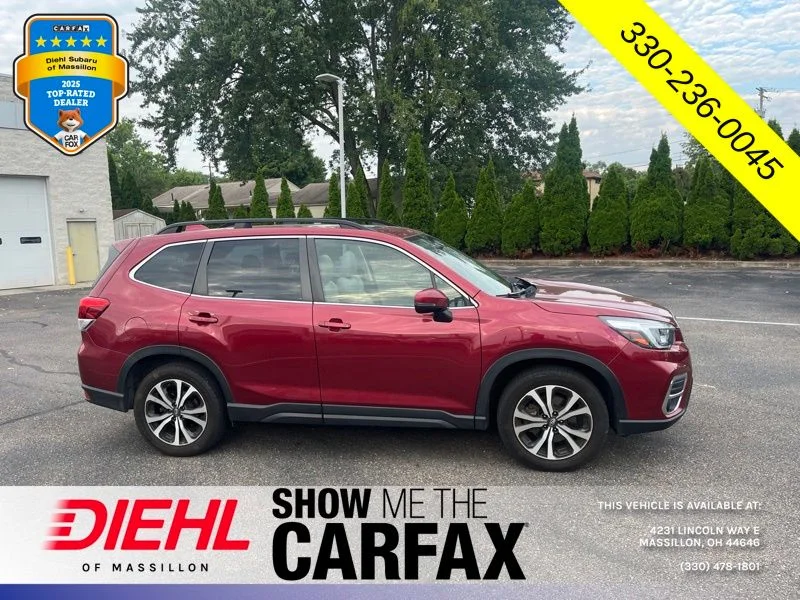 Used 2021 Red Subaru Limited image 2
