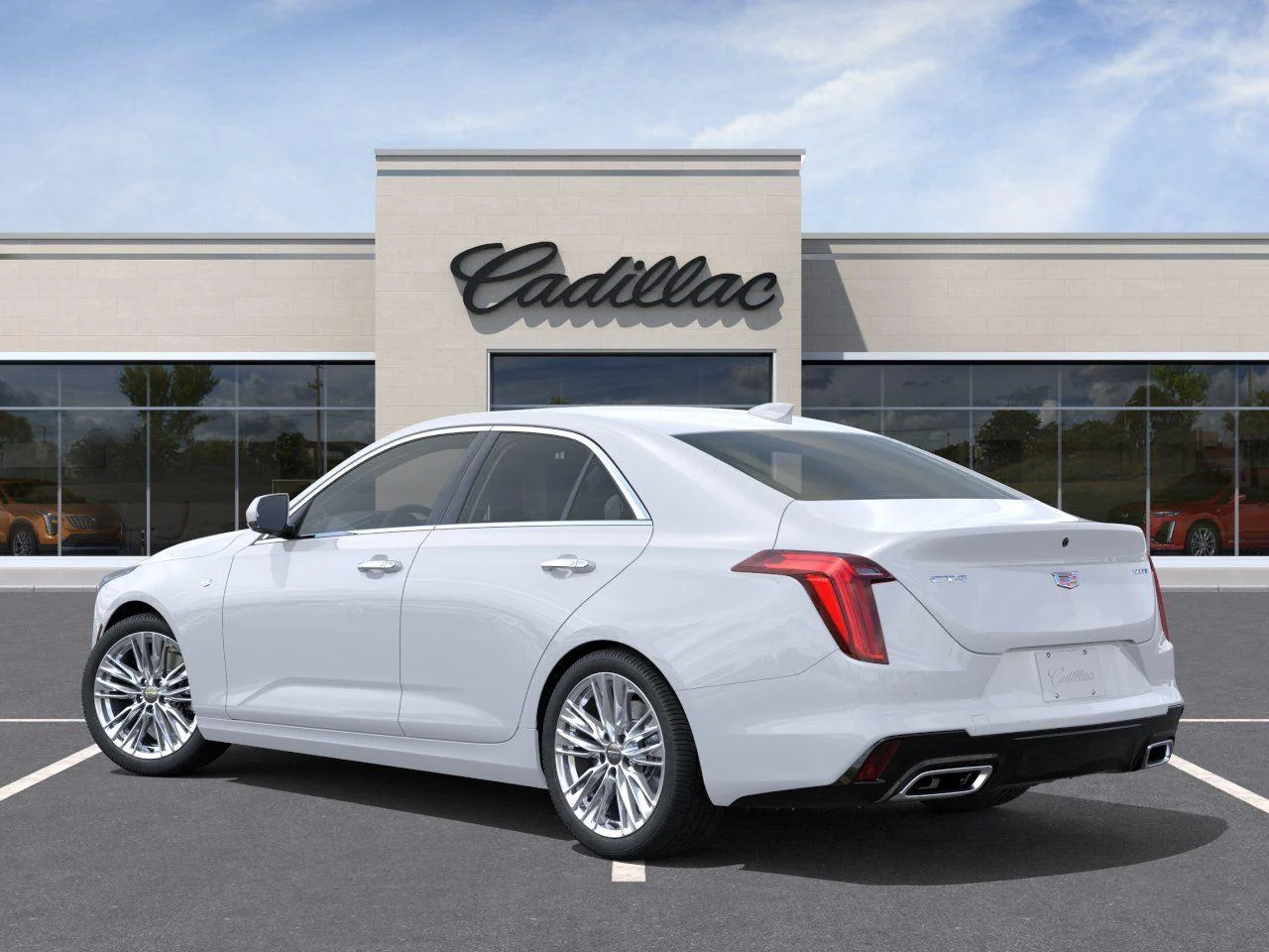 New 2026 Vibrant White Tricoat (Late Availability) Cadillac Premium Luxury image 3