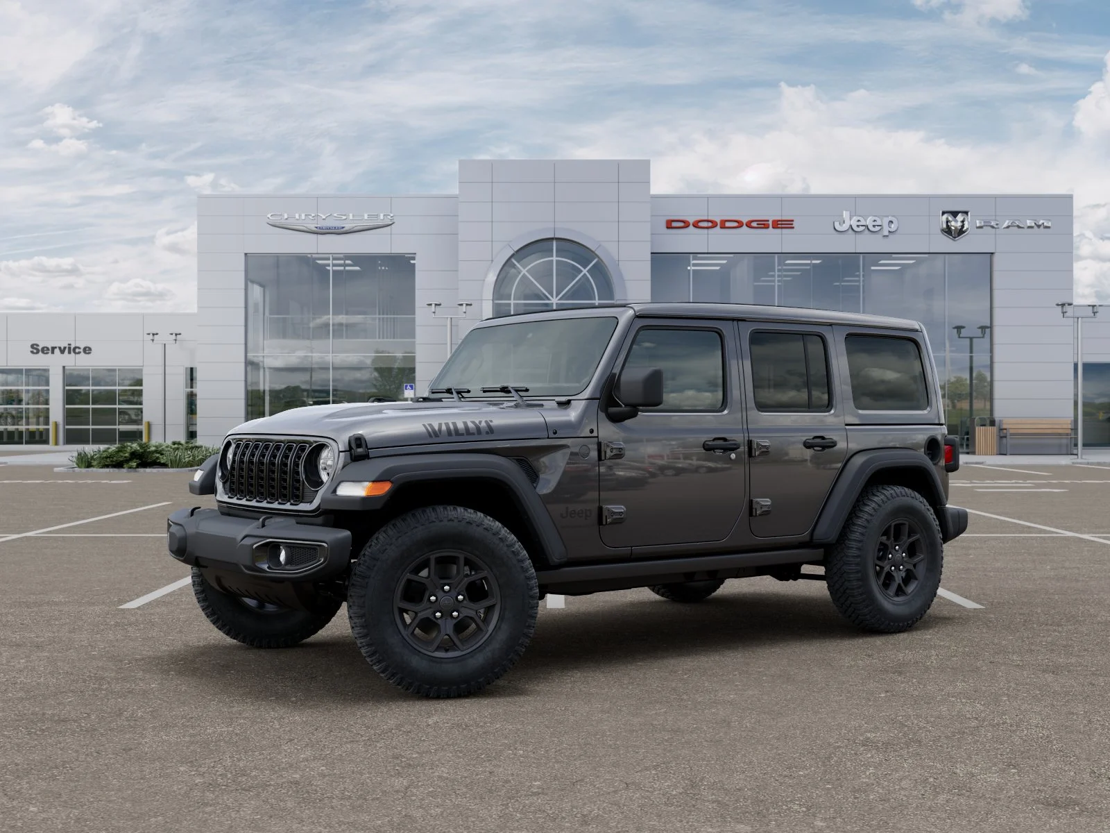 New 2026 Granite Crystal Metallic Clearcoat Jeep Willys image 28